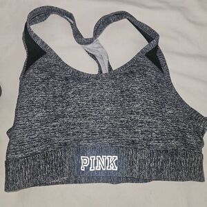 2 Victoria's secret PINK Ultimate ~  LARGE ~   athletic sport bras
